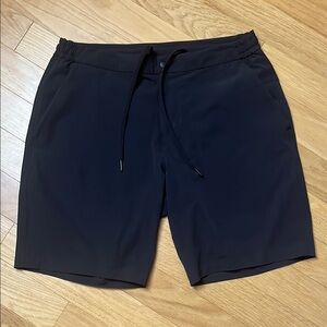 lululemon Black Athletic Shorts with Drawstring